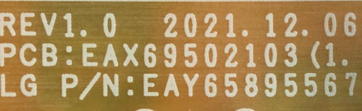 FUENTE DE PODER PARA TV LG / NUMERO DE PARTE 65895567 / EAY65895567 / EAX69502103 / LGP43NT-21U1 / EPCD10CB1C / 3PCR03132A / PANEL NC430TQG / MODELOS 43UR8000AUA / 43UQ8000AUB / 43UQ8000PSB / 43UQ7590PUB / 43UQ7070ZUD / 43UQ9000PUD / 43UR7800PSB - Imagen 3